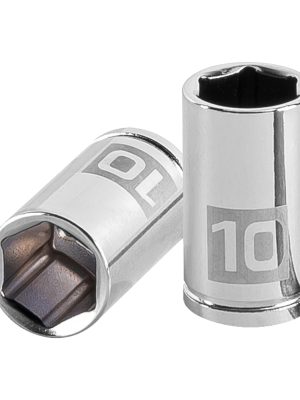 13172 - Dado de 10 mm, 6 puntas, cuadro 1/4', Truper