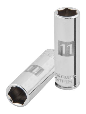 13205 - Dado largo de 11 mm, 6 puntas, cuadro 1/4', Truper