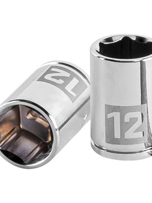 13174 - Dado de 12 mm, 6 puntas, cuadro 1/4', Truper