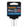 100967 - Dado de 14 mm, 6 puntas, cuadro 1/4', Truper