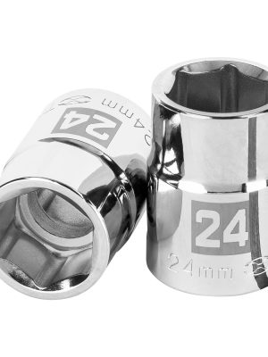 14971 - Dado de 24 mm, 6 puntas, cuadro 3/4', Truper