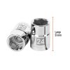 14971 - Dado de 24 mm, 6 puntas, cuadro 3/4', Truper