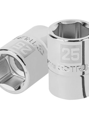 14973 - Dado de 25 mm, 6 puntas, cuadro 3/4', Truper