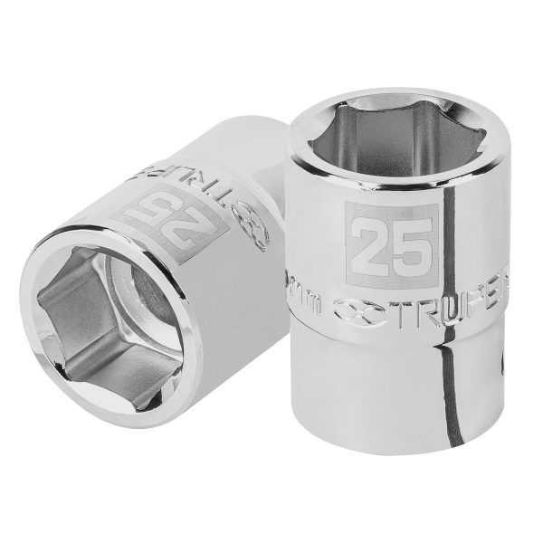 14973 - Dado de 25 mm, 6 puntas, cuadro 3/4', Truper