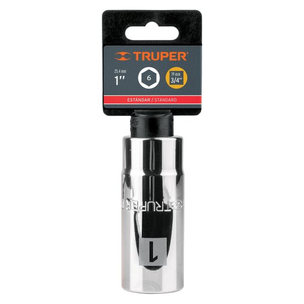 19343 - Dado largo de 1', 6 puntas, cuadro 3/4', Truper