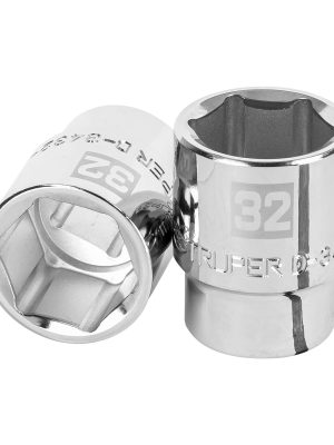 14981 - Dado de 32 mm, 6 puntas, cuadro 3/4', Truper