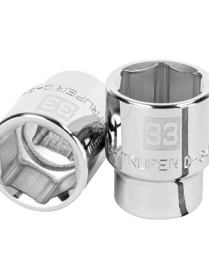 D-3433-M.jpg 14983 - Dado de 33 mm, 6 puntas, cuadro 3/4', Truper