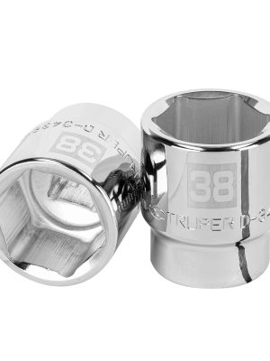 14989 - Dado de 38 mm, 6 puntas, cuadro 3/4', Truper