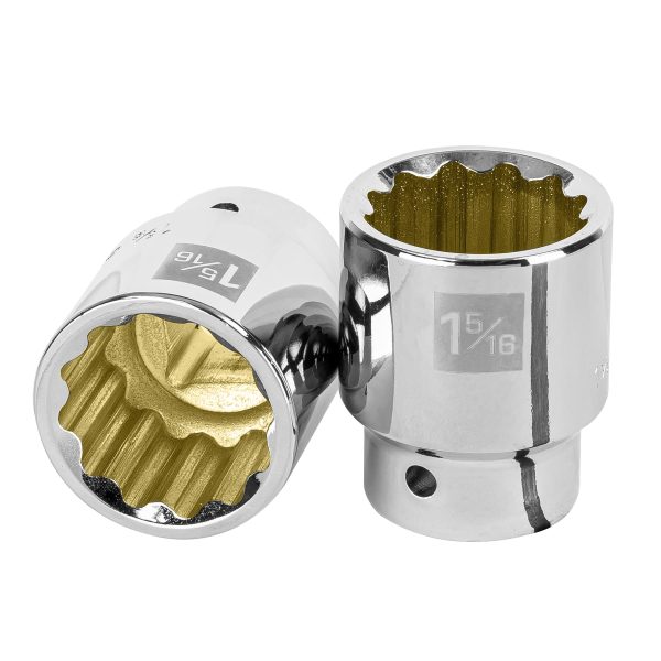 13859 - Dado de 1-5/16', 12 puntas, cuadro 3/4', Truper