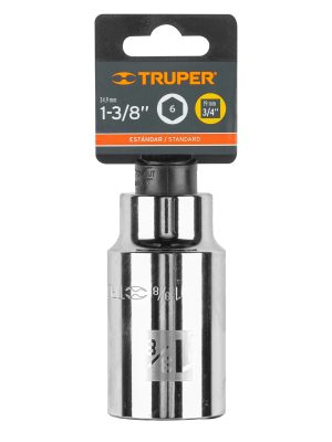 D-3444-HLE1.jpg 19346 - Dado largo de 1 3/8', 6 puntas, cuadro 3/4', Truper