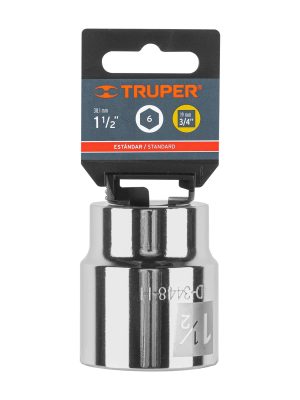 D-3448-HE1.jpg 13832 - Dado de 1-1/2', 6 puntas, cuadro 3/4', Truper