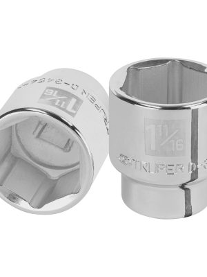 D-3454-H.jpg 13835 - Dado de 1-11/16', 6 puntas, cuadro 3/4', Truper