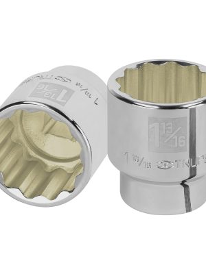 D-3458.jpg 13867 - Dado de 1-13/16', 12 puntas, cuadro 3/4', Truper