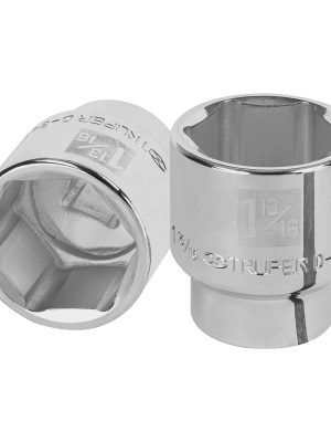 D-3458-H.jpg 13837 - Dado de 1-13/16', 6 puntas, cuadro 3/4', Truper