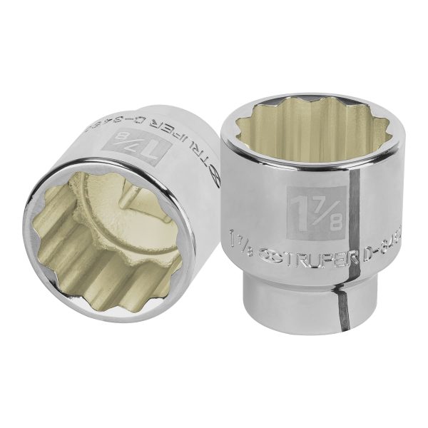 13868 - Dado de 1-7/8', 12 puntas, cuadro 3/4', Truper