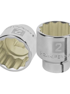 13869 - Dado de 2', 12 puntas, cuadro 3/4', Truper