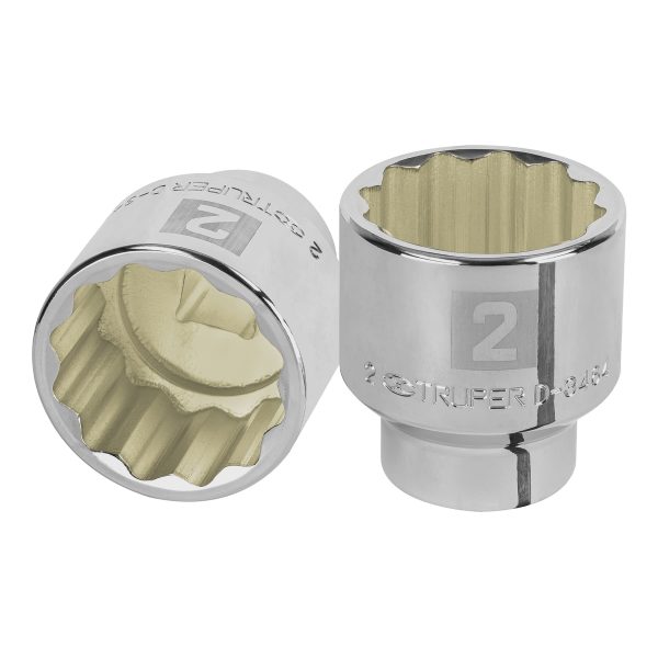 13869 - Dado de 2', 12 puntas, cuadro 3/4', Truper