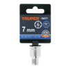 13671 - Dado de 7 mm, 6 puntas, cuadro 3/8', Truper