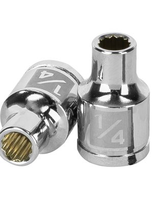 D-3808.jpg 13580 - Dado de 1/4', 12 puntas, cuadro 3/8', Truper