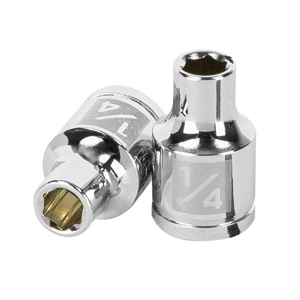 13605 - Dado de 1/4', 6 puntas, cuadro 3/8', Truper