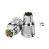 13628 - Dado de 8 mm, 12 puntas, cuadro 3/8', Truper