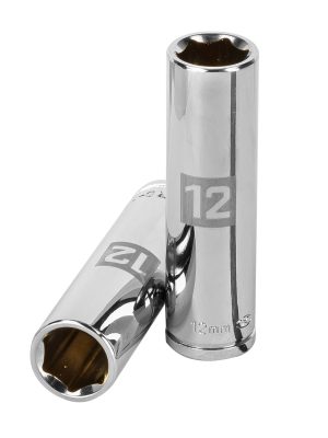 13772 - Dado largo de 12 mm, 6 puntas, cuadro 3/8', Truper