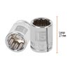 13635 - Dado de 15 mm, 12 puntas, cuadro 3/8', Truper