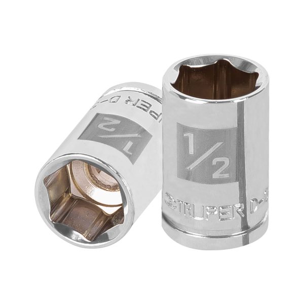 13609 - Dado de 1/2', 6 puntas, cuadro 3/8', Truper