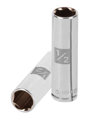 13714 - Dado largo de 1/2', 6 puntas, cuadro 3/8', Truper