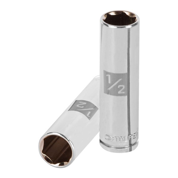 13714 - Dado largo de 1/2', 6 puntas, cuadro 3/8', Truper