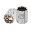 13636 - Dado de 16 mm, 12 puntas, cuadro 3/8', Truper