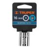 13636 - Dado de 16 mm, 12 puntas, cuadro 3/8', Truper
