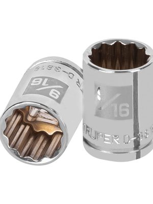 D-3818.jpg 13585 - Dado de 9/16', 12 puntas, cuadro 3/8', Truper