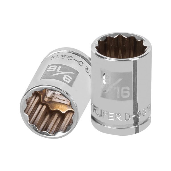 13585 - Dado de 9/16', 12 puntas, cuadro 3/8', Truper