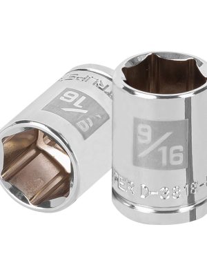 13610 - Dado de 9/16', 6 puntas, cuadro 3/8', Truper