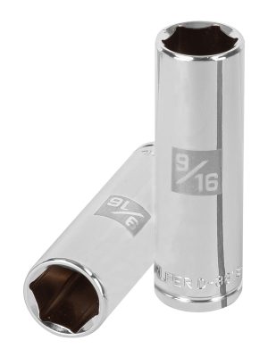 13715 - Dado largo de 9/16', 6 puntas, cuadro 3/8', Truper