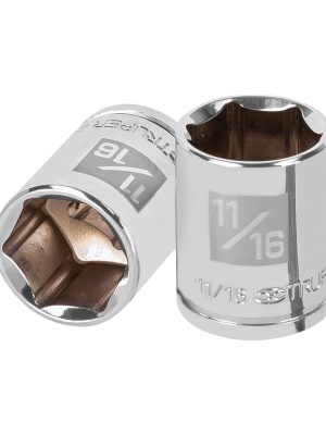 13612 - Dado de 11/16', 6 puntas, cuadro 3/8', Truper