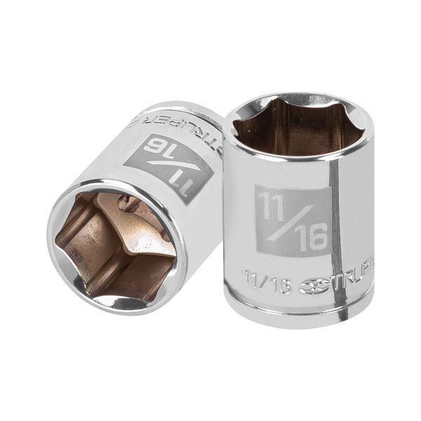 13612 - Dado de 11/16', 6 puntas, cuadro 3/8', Truper