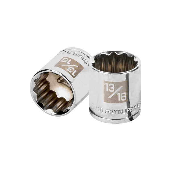 13589 - Dado de 13/16', 12 puntas, cuadro 3/8', Truper