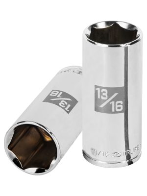 13719 - Dado largo de 13/16', 6 puntas, cuadro 3/8', Truper