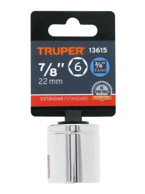 D-3828-HE1.jpg 13615 - Dado de 7/8', 6 puntas, cuadro 3/8', Truper