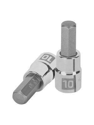 13490 - Dado punta hexagonal de 10 mm, cuadro 3/8', Truper