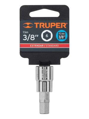 13467 - Dado punta hexagonal de 3/8', cuadro 3/8', Truper