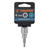 13485 - Dado punta hexagonal de 4 mm, cuadro 3/8', Truper