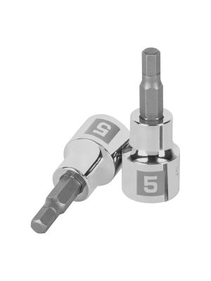 13486 - Dado punta hexagonal de 5 mm, cuadro 3/8', Truper