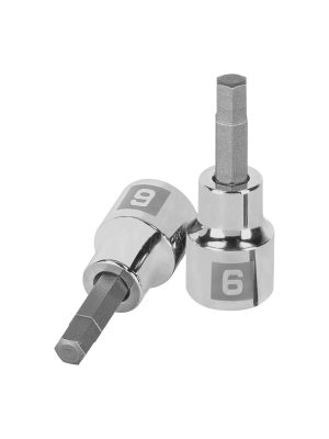 13487 - Dado punta hexagonal de 6 mm, cuadro 3/8', Truper