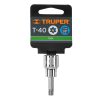 13574 - Dado punta torx T-40, cuadro 3/8', Truper