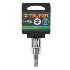 13575 - Dado punta torx T-45, cuadro 3/8', Truper