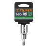 13439 - Dado punta torx T-50, cuadro 1/2', Truper