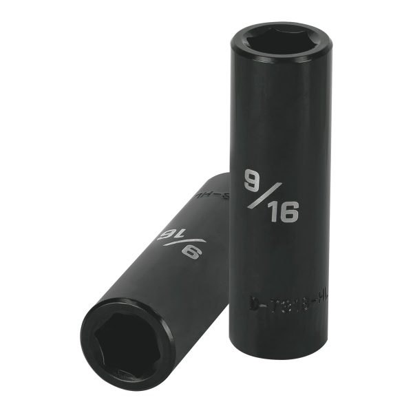 13389 - Dado largo impacto de 9/16', 6 puntas, cuadro 1/2', Truper